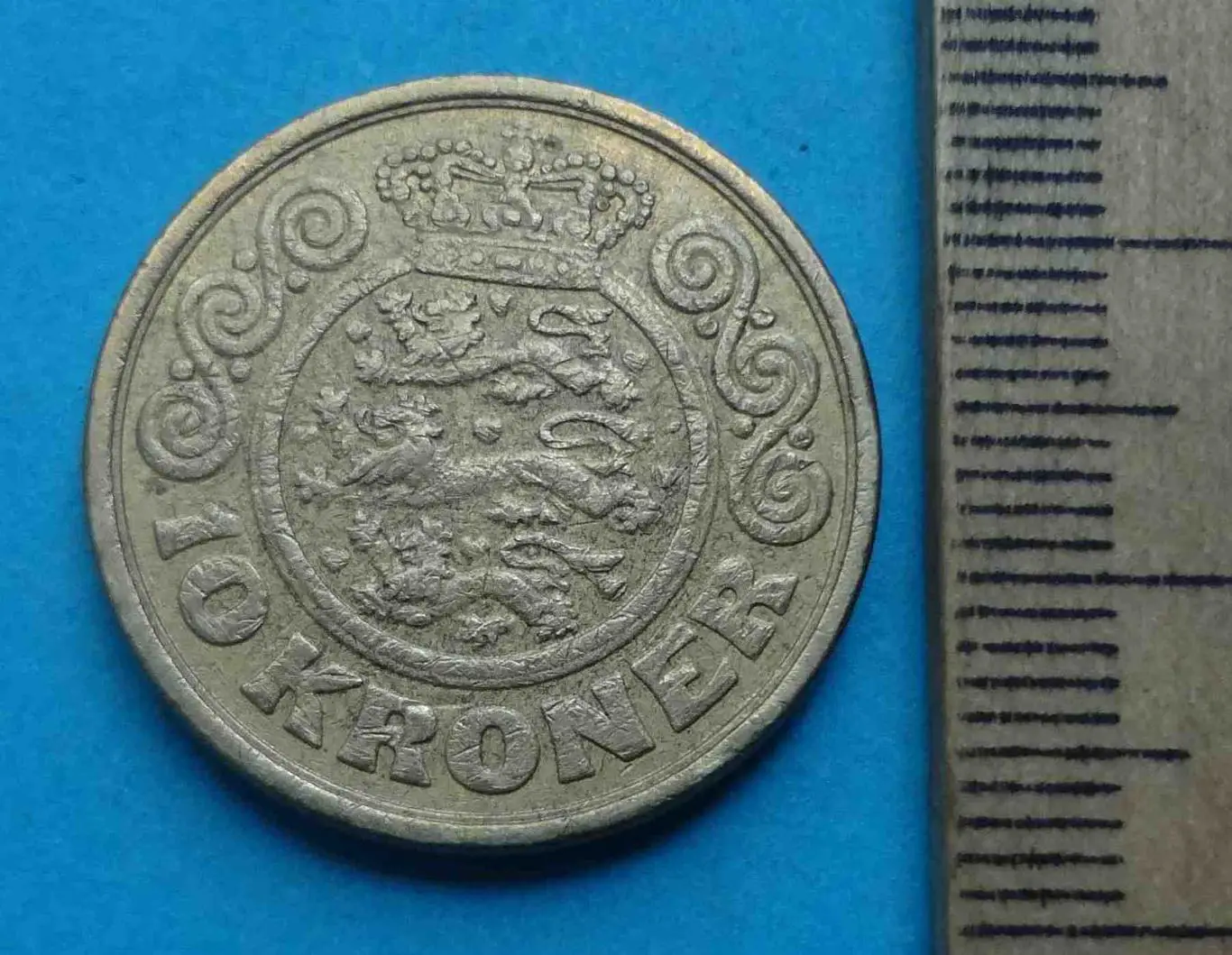 10 крон 1989 год Дания (58) 1