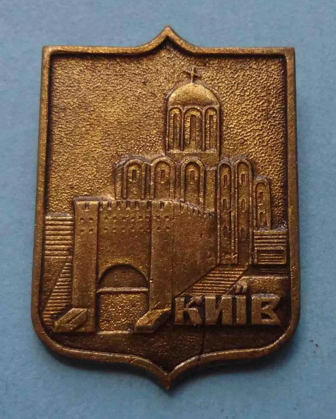 Киев памятник Золотые ворота Крепостная башня тяжелый (58)