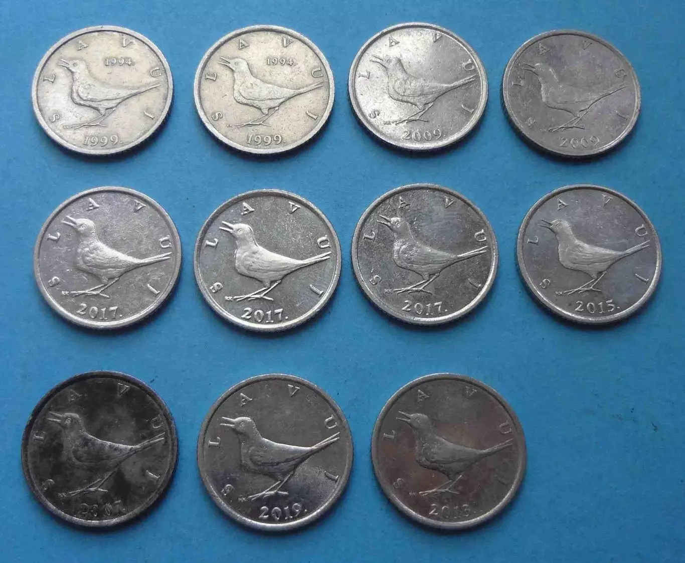 1 куна 1999-2019 года 11 штук Хорватия (59) 1