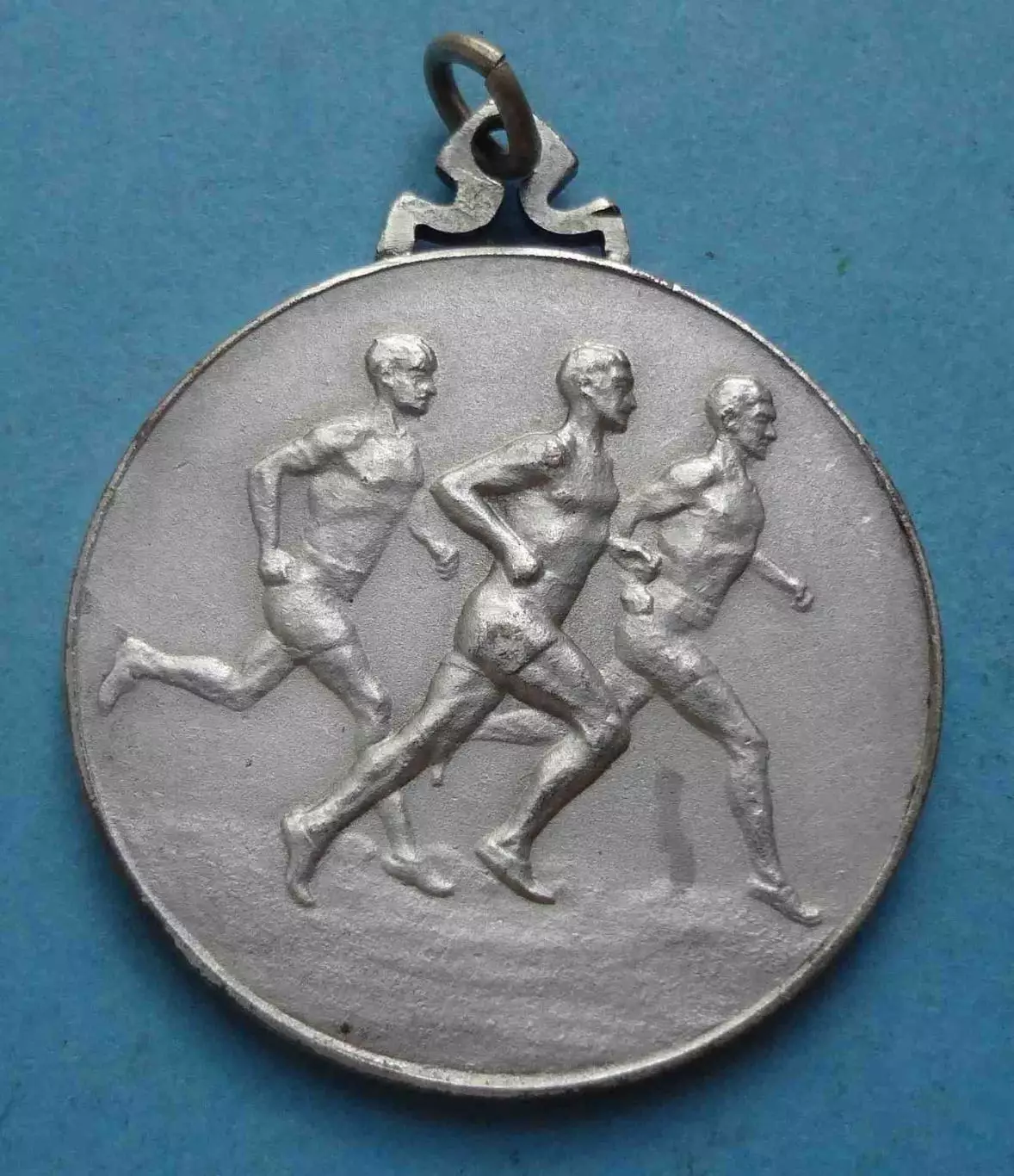 Жетон Соревнования по бегу 1927 Хасселт Бельгия серебро (59)