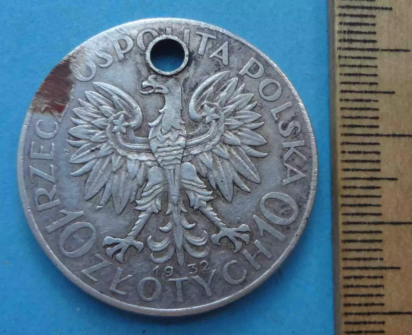 10 злотых 1932 года Польша серебро (60) 1