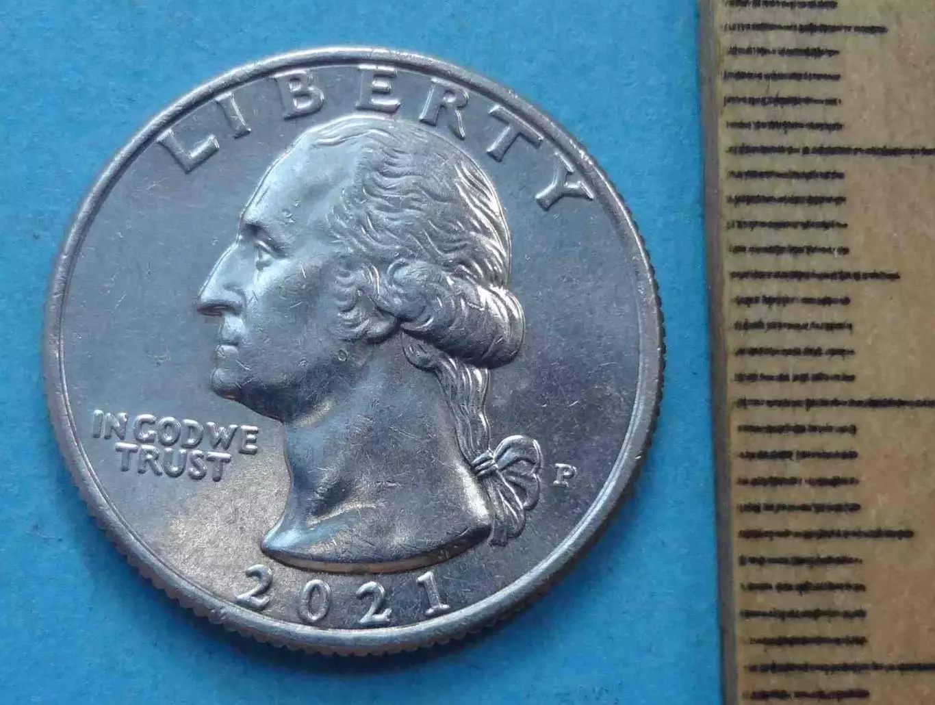 25 центов 2021 США Джордж Вашингтон Переправа через реку Делавэр (60) 2