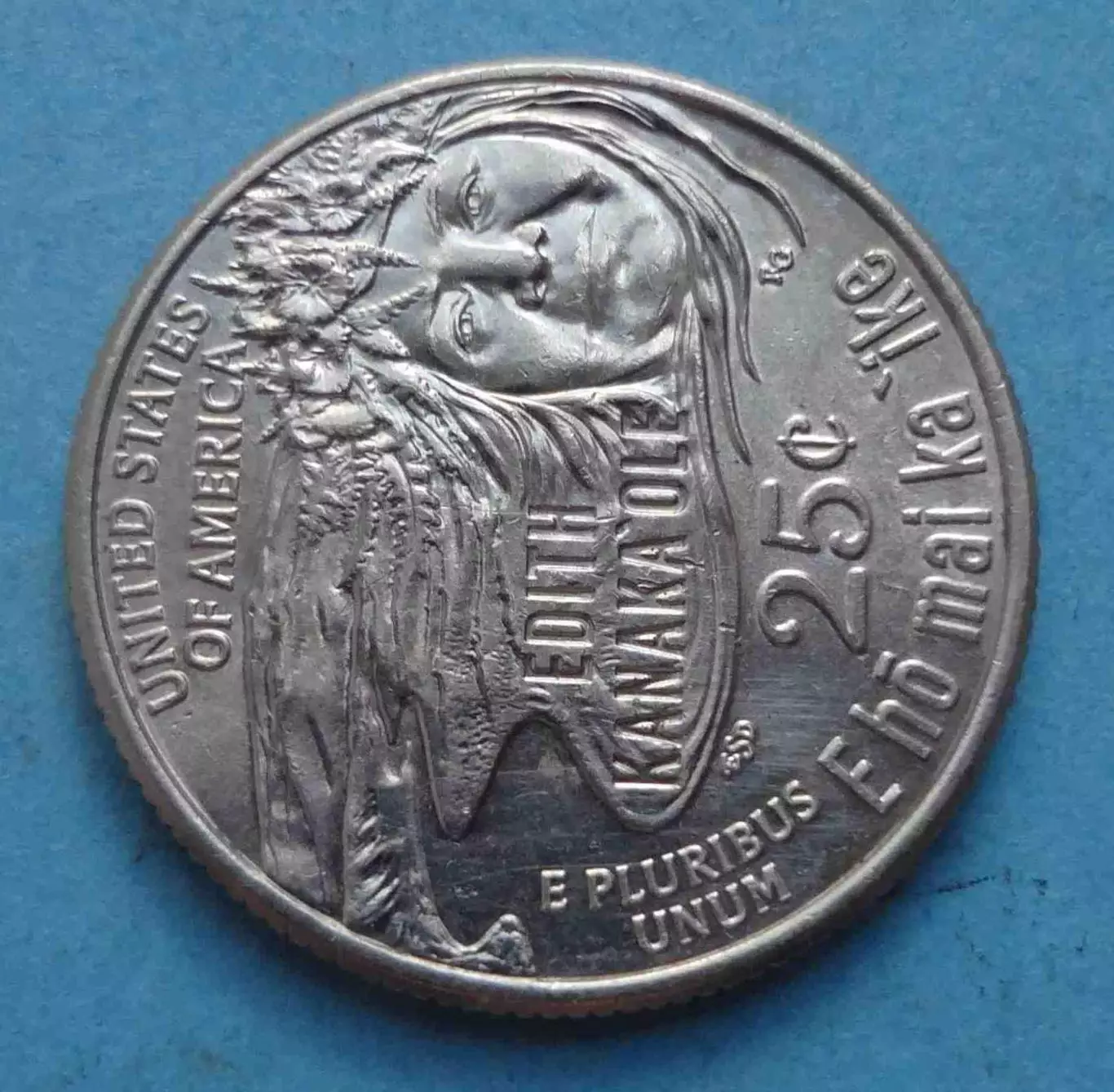 25 центов 2023 США Женщины Америки Танцовщица Эдит Канакаоле (60) 1