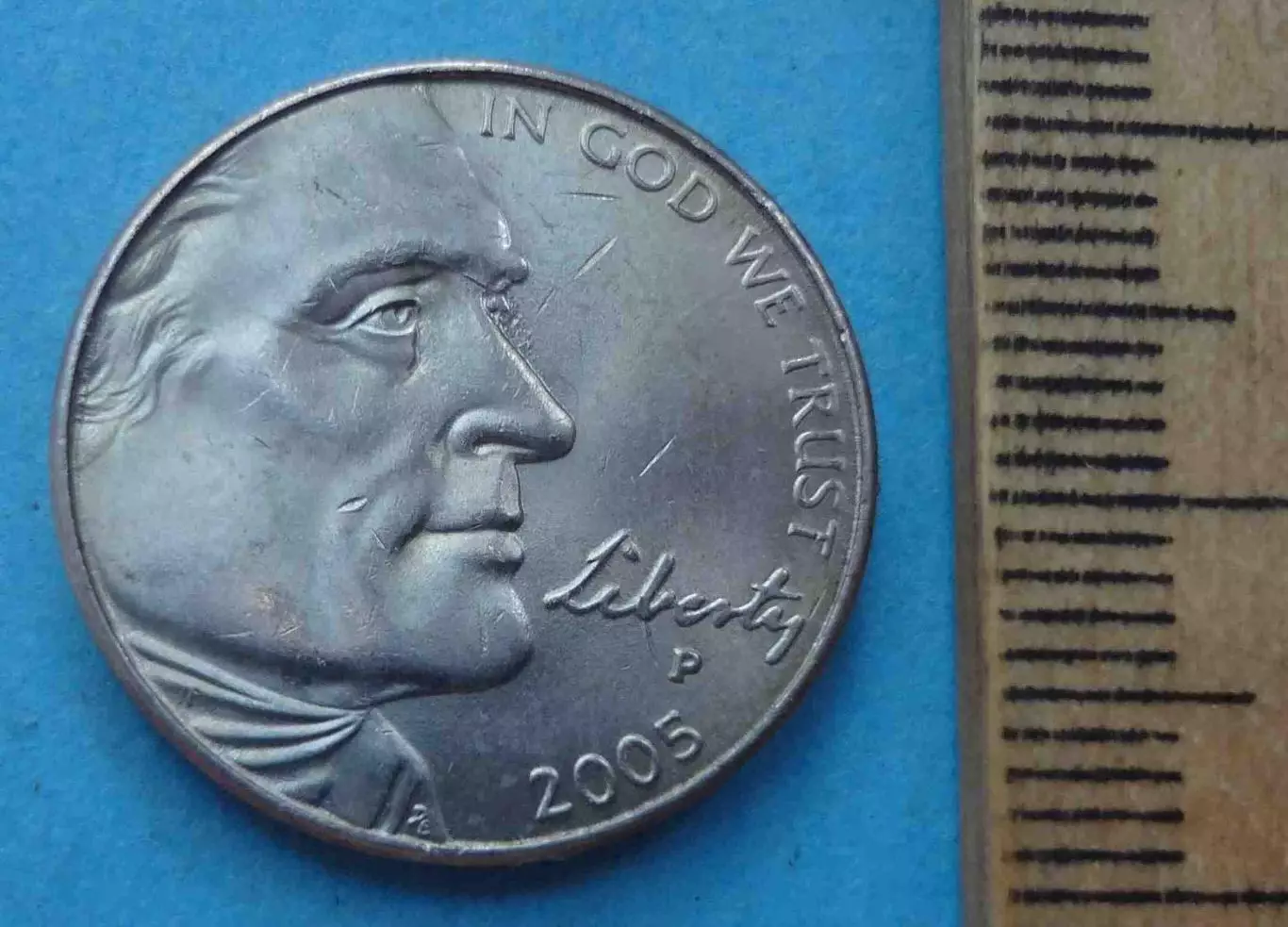 5 центов 2005 года США P 200 лет экспедиции Льюиса и Кларка Выход к океану (60) 1