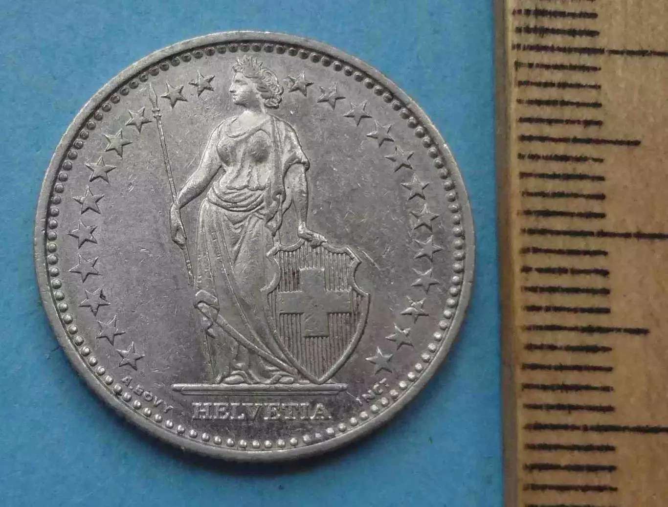 1 франк 2014 года Швейцария (61) 2