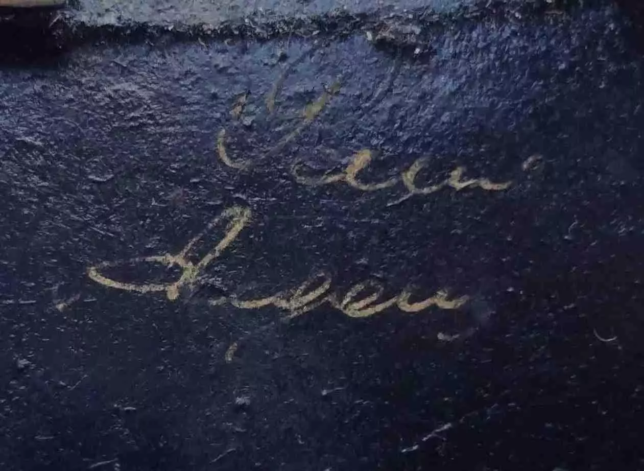 Значок брошь Ручная роспись Цветы Палех? (62) 4