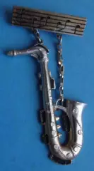 Саксафон на подвеске ноты музыка (62)