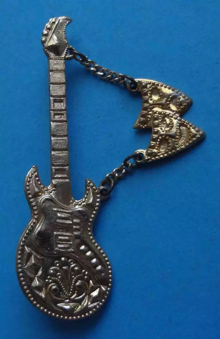 Значок-брошь Гитара Театральные маски (62) 1