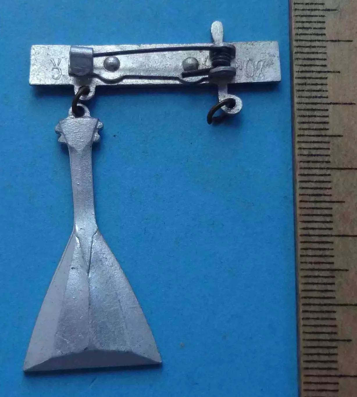 Значок-брошь Балалайка ноты (62) 2