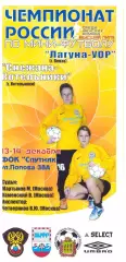 Лагуна-УОР(Пенза) - Снежана-Котельники(МО) - 13-14 декабря 2008 года.