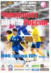 Лагуна - УОР(Пенза) - Аврора(Санкт - Петербург) - 29-30 ноября 2013 года.