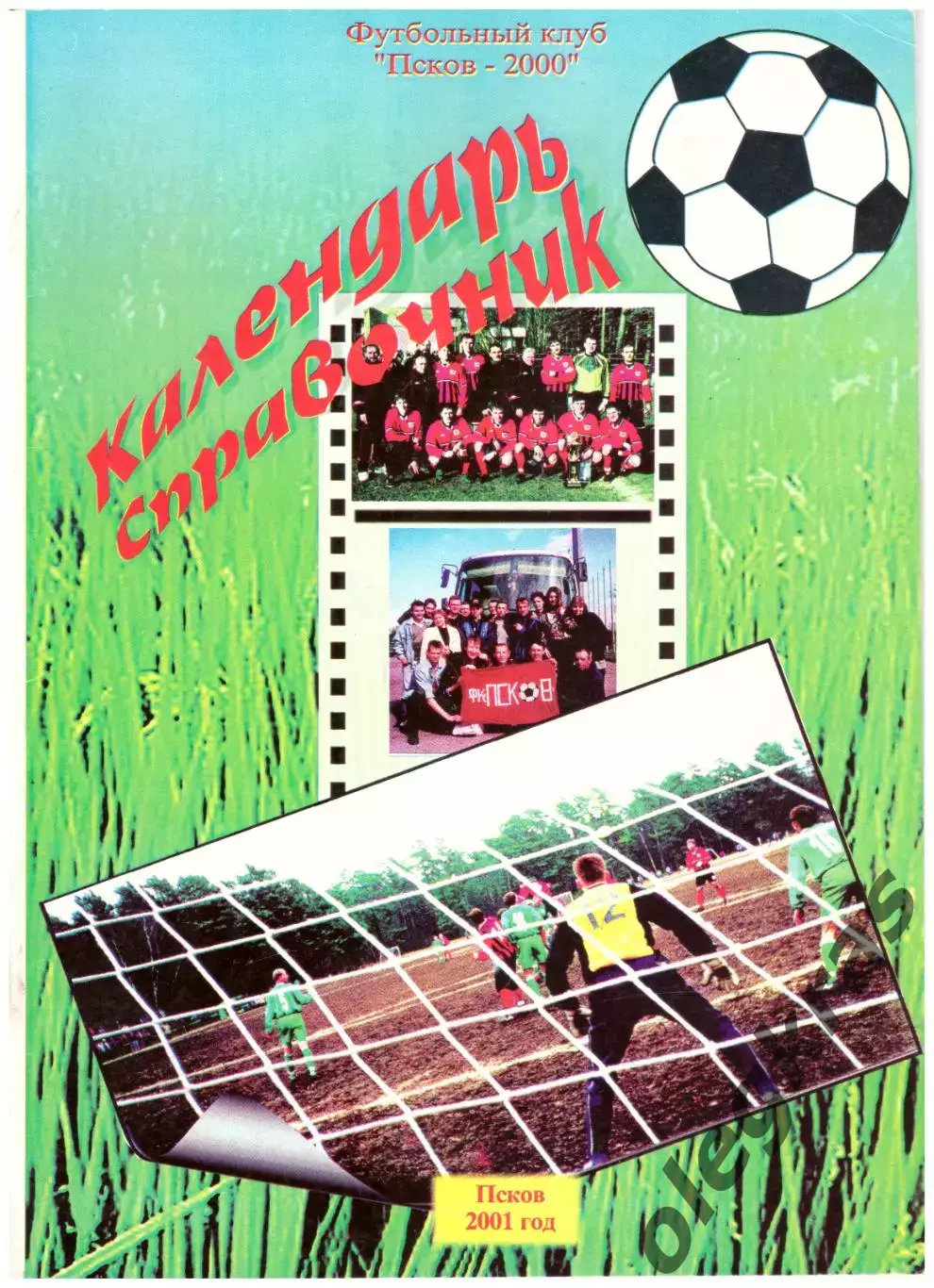 Футбольный клуб Псков-2000. Псков, 2001 год.