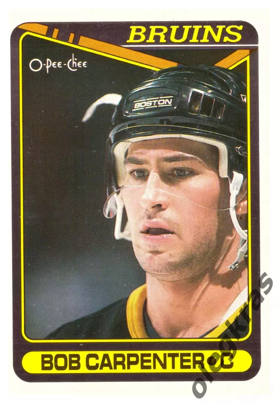 BOB CARPENTER Boston Bruins O - PEE - CHEE 139