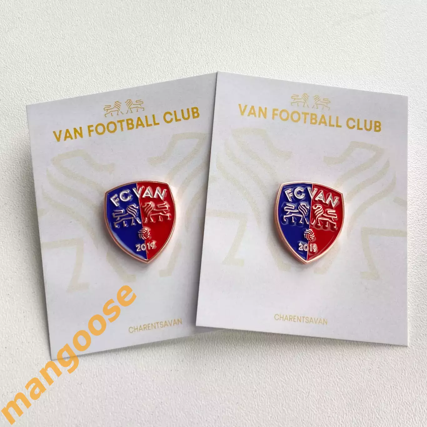 Значок ФК Ван (Чаренцаван, Армения) официальный