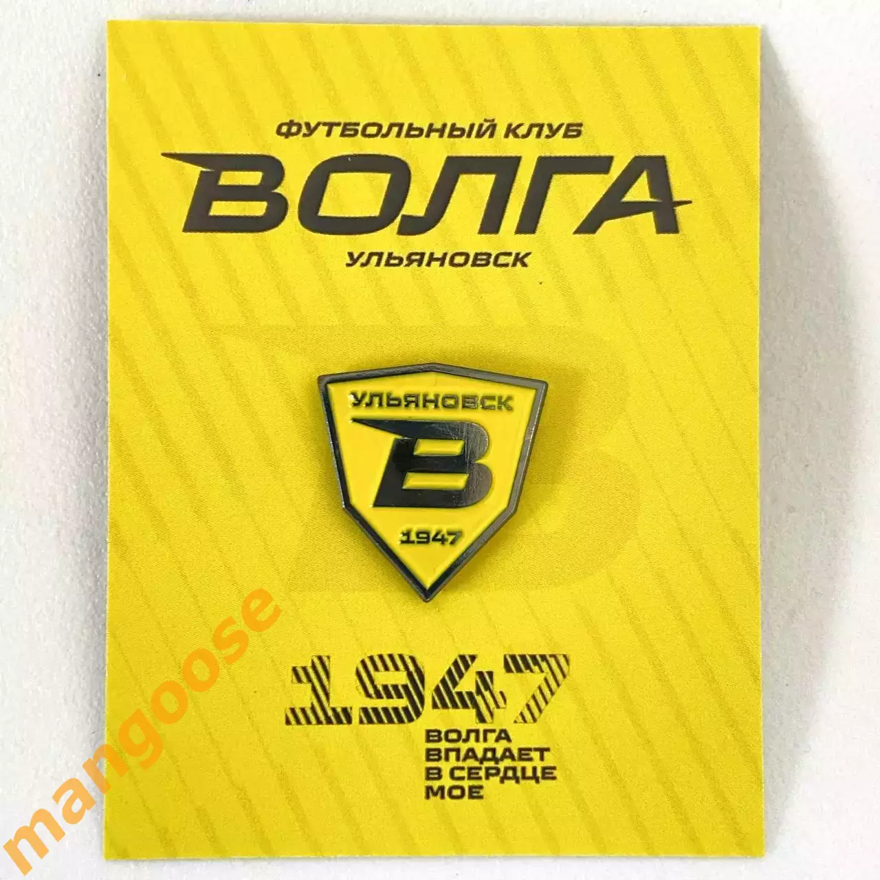 Значок ФК Волга (Ульяновск, Россия) официальный, цветной