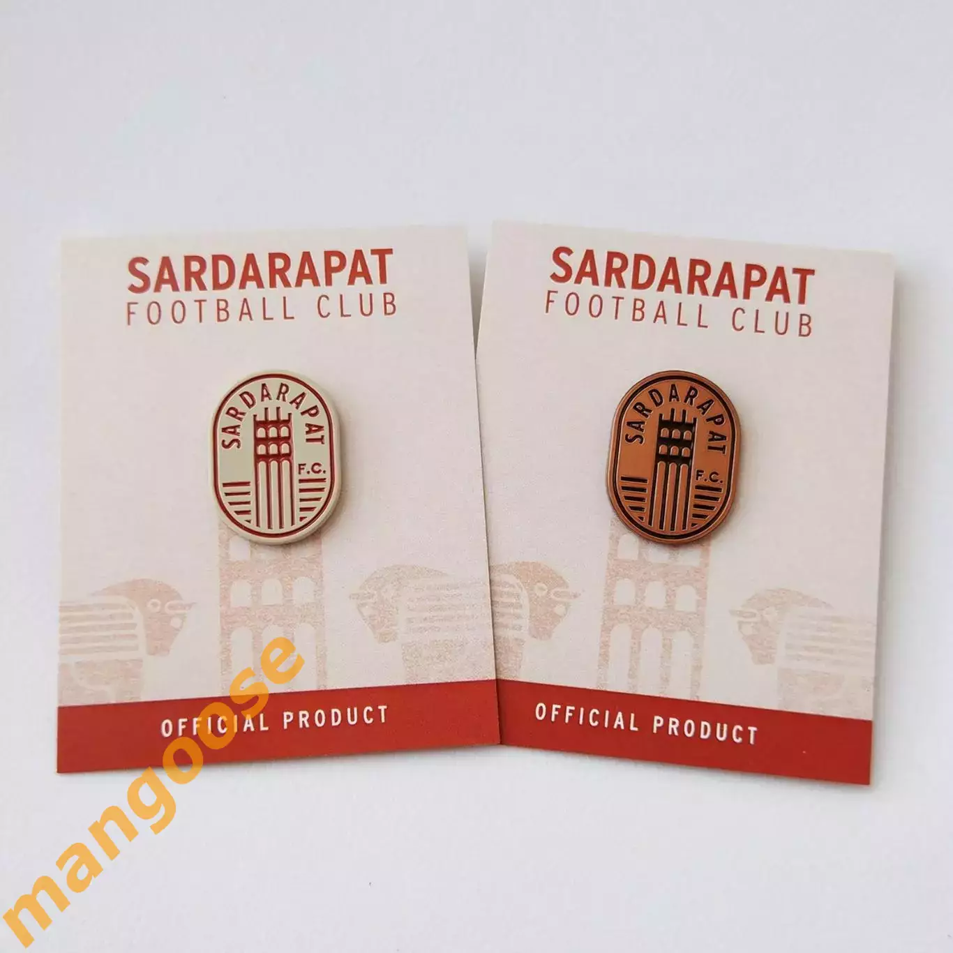 Значок ФК Сардарапат (Армения) официальный, темный