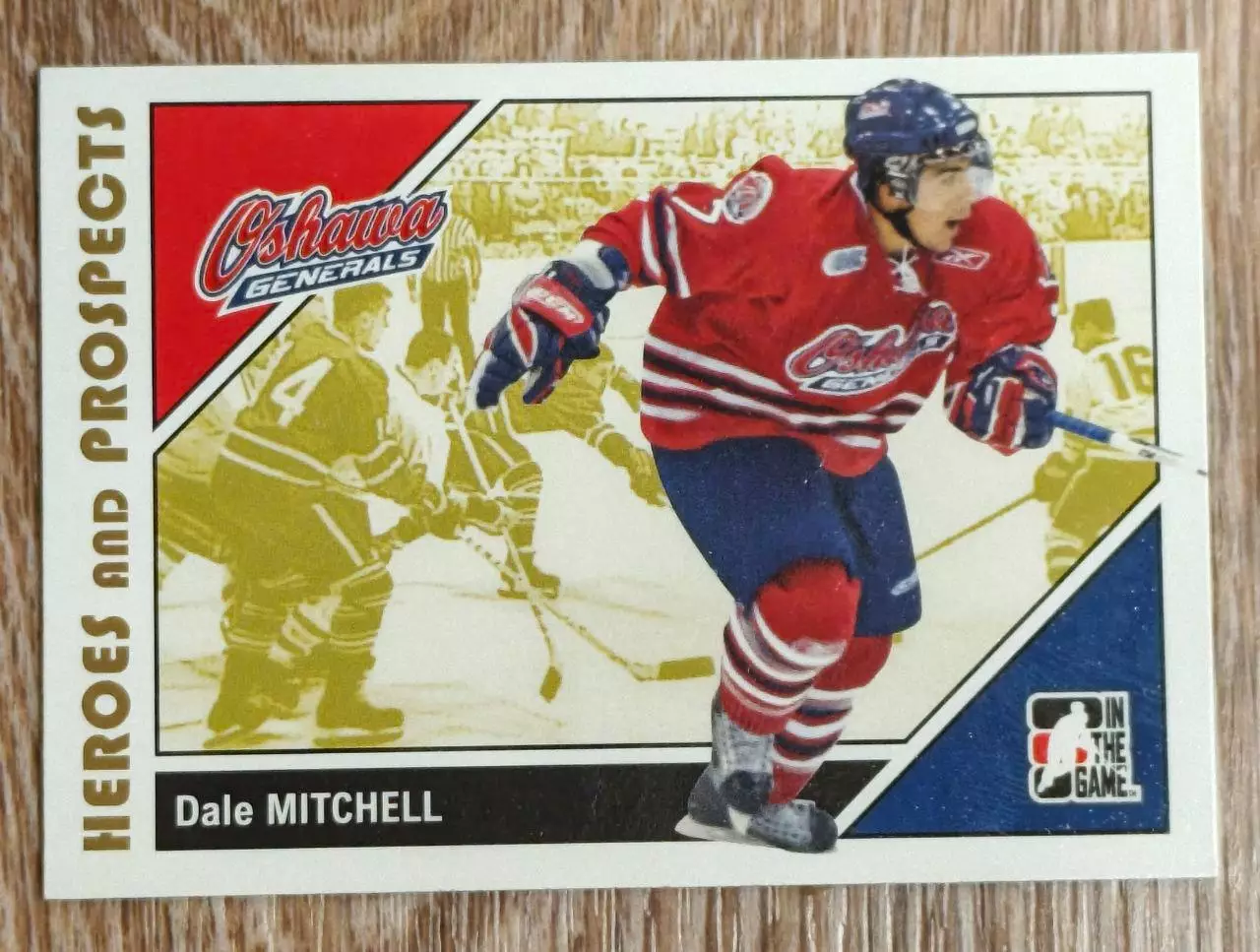 Карточка NHL. Дэйл Митчелл/Dale Mitchell Ошава/Oshawa