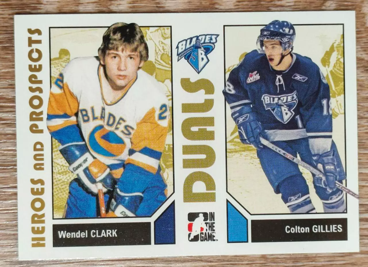 Карточка NHL. Уэндел Кларк/Колтон Гиллис Wendel Clark/Colton Gillies