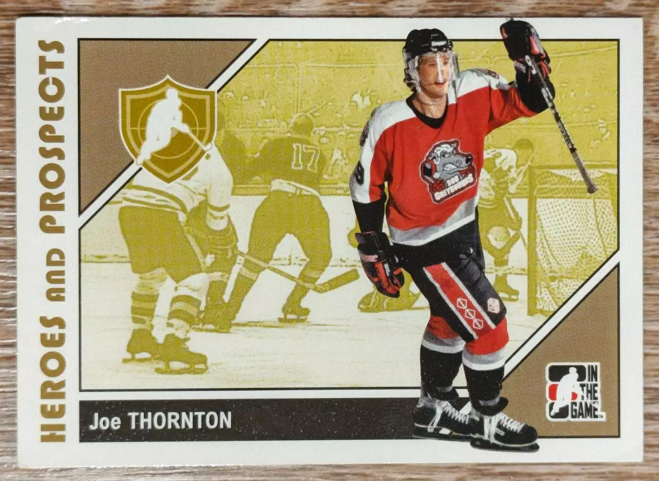 Карточка NHL. Джо Торнтон/Joe Thornton