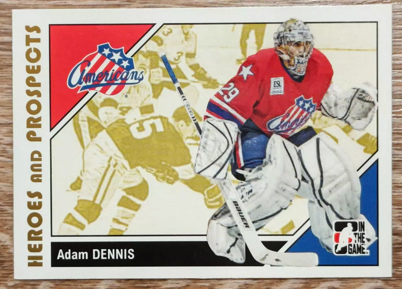 Карточка NHL. Адам Дэннис/Adam Dennis Рочестер/Rochester