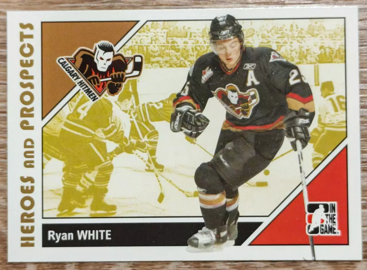 Карточка NHL. Райан Уайт/Ryan White Калгари/Calgary
