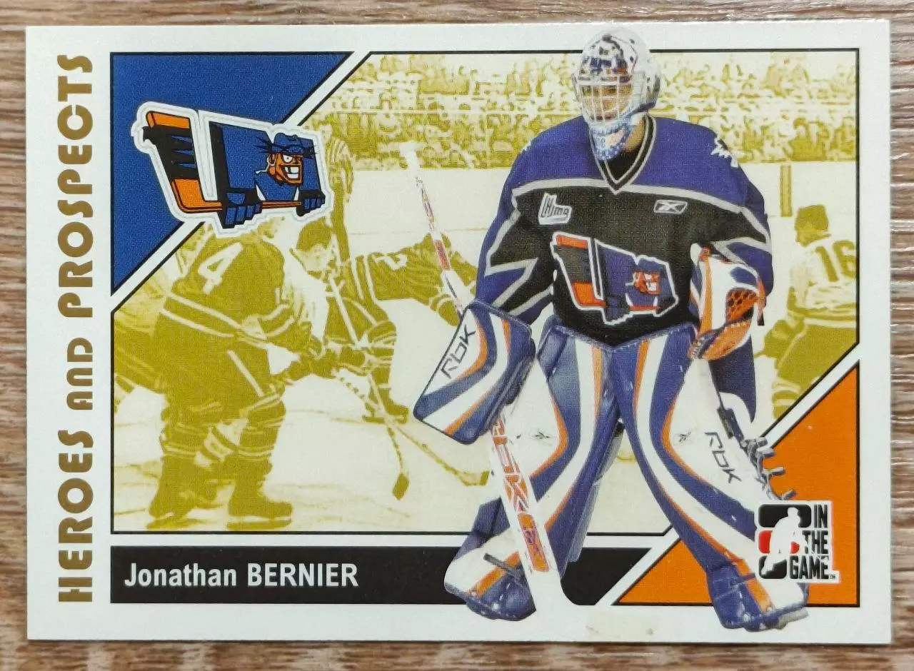 Карточка NHL. Джонатан Бернье/Jonathan Bernier Льюистон/Lewiston