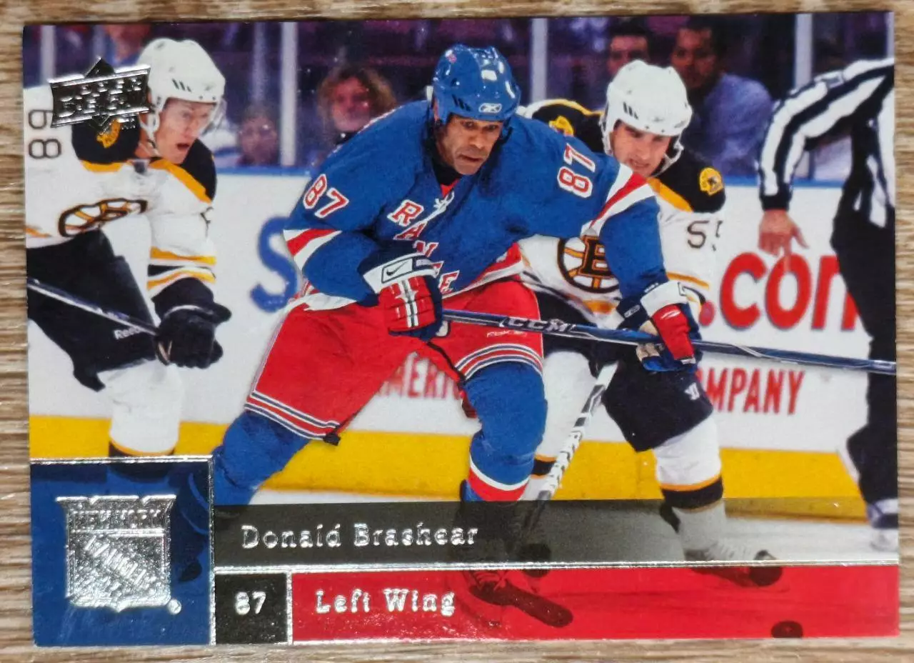 Карточка NHL. Дональд Брашир/Donald Brashear Нью-Йорк Рейнджерс