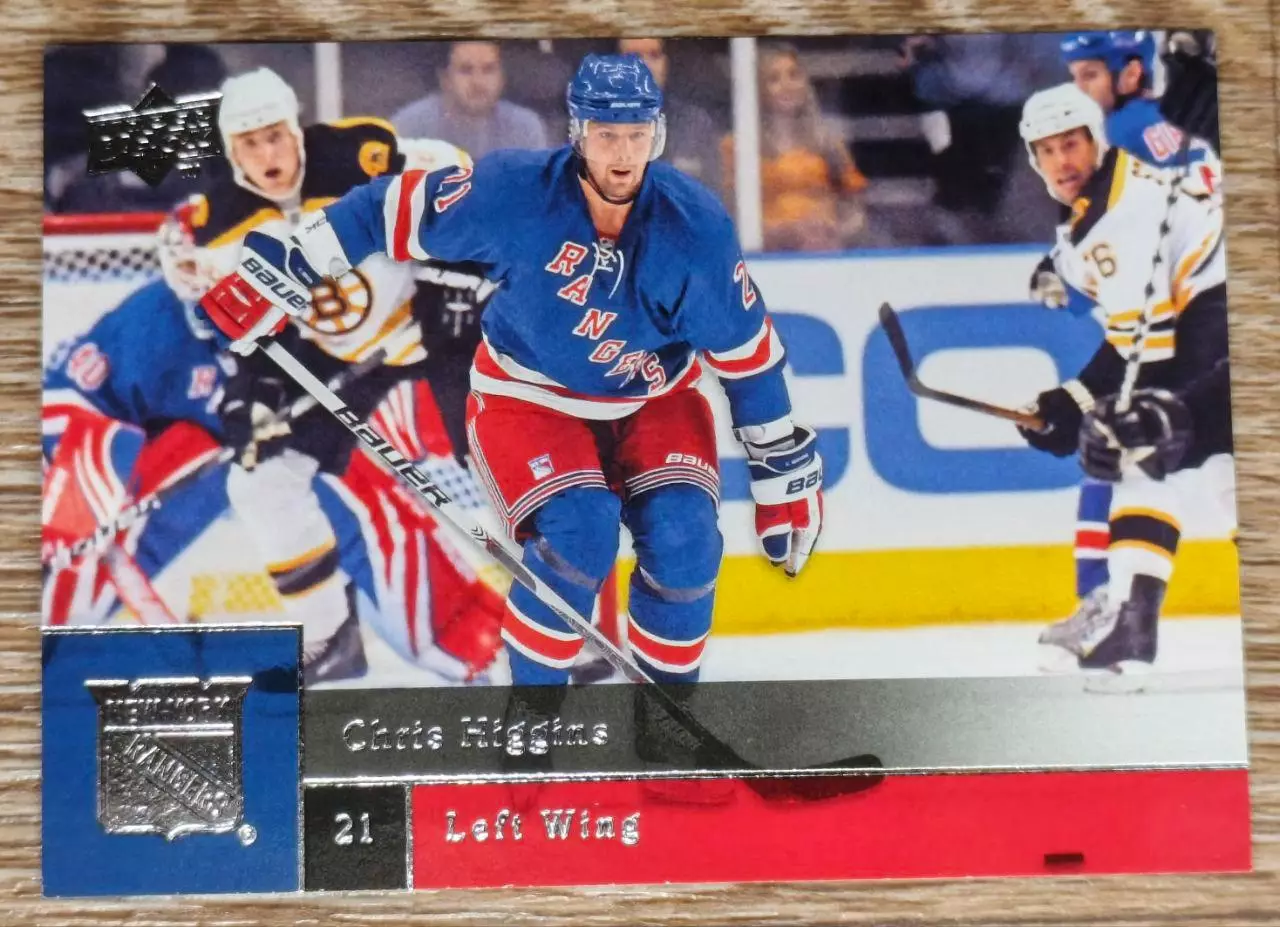 Карточка NHL. Крис Хиггинс/Chris Higgins Нью-Йорк Рейнджерс