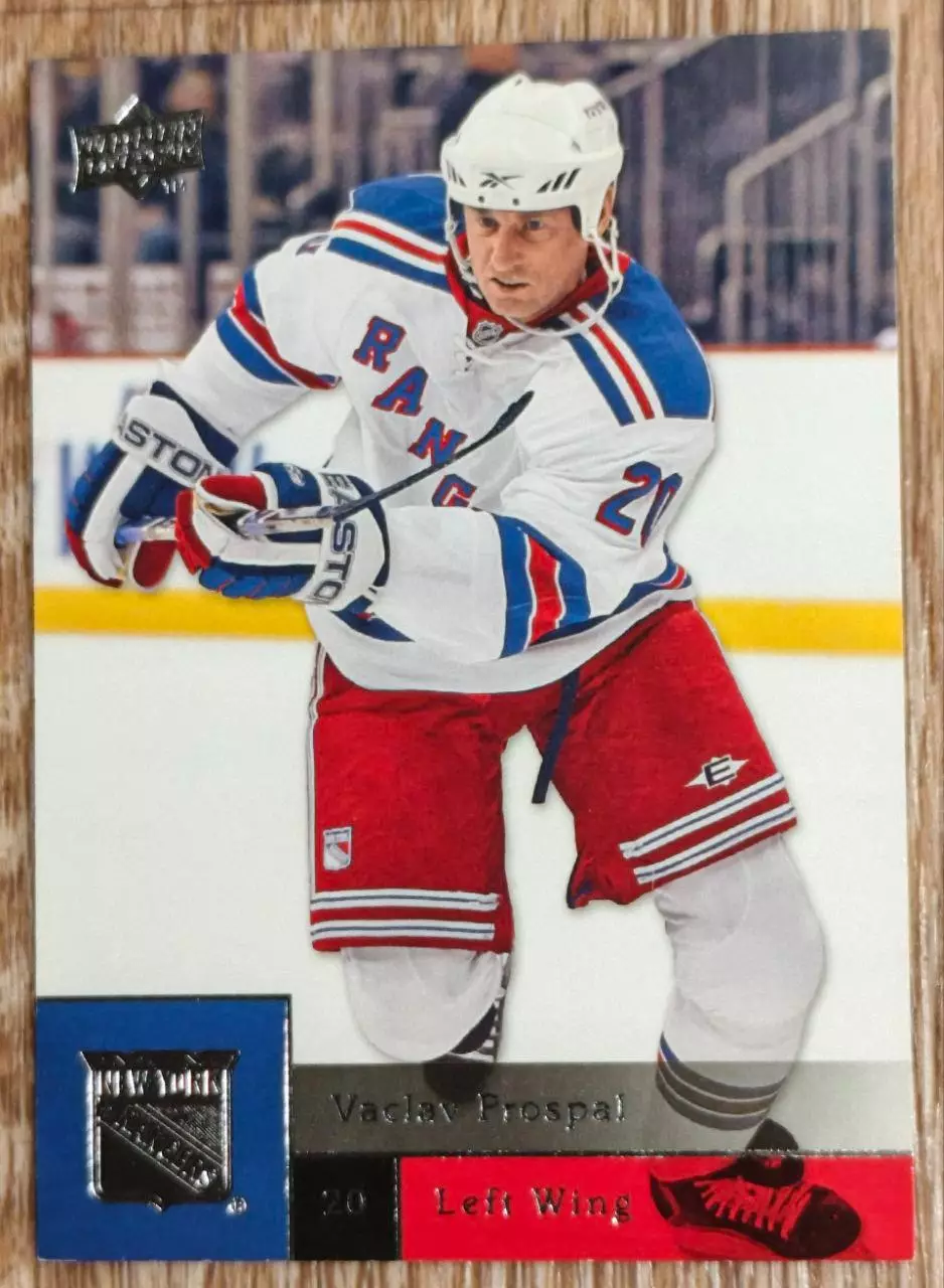 Карточка NHL. Вацлав Проспал/Vaclav Prospal Нью-Йорк Рейнджерс
