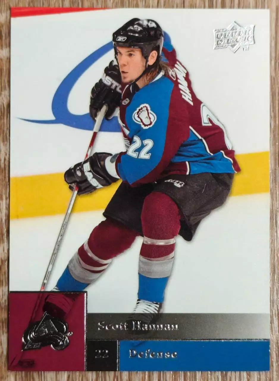 Карточка NHL. Скотт Хэннан/Scott Hannan Колорадо