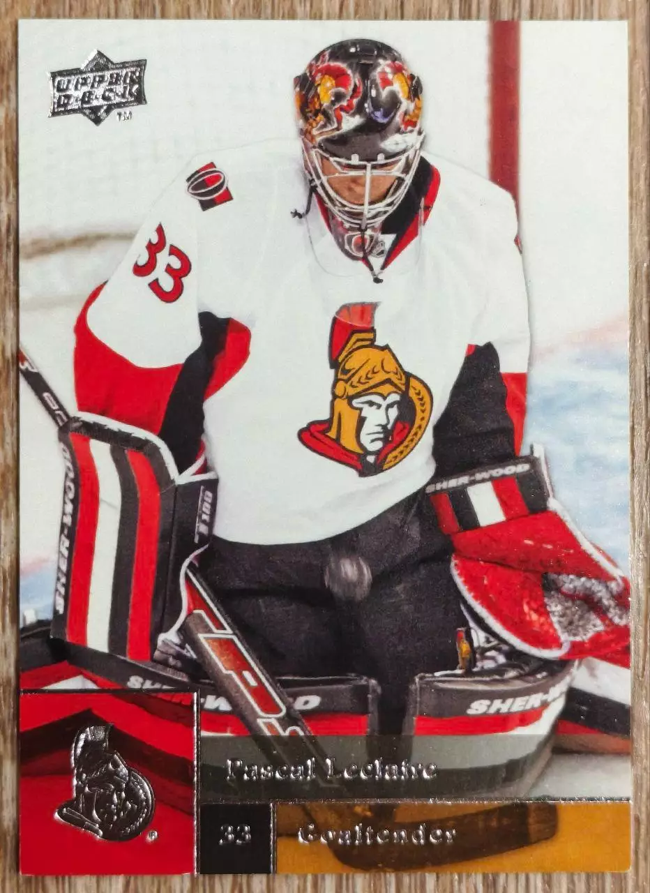 Карточка NHL. Паскаль Леклер/Pascal Leclaire Оттава