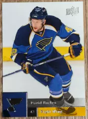 Карточка NHL. Дэвид Бэкес/David Backes Сент-Луис