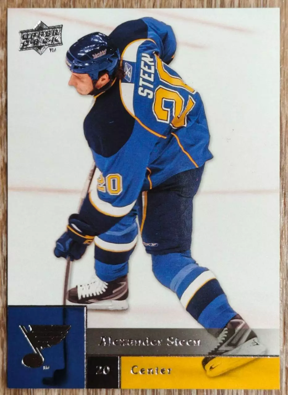 Карточка NHL. Александр Стин/Alexander Steen Сент-Луис