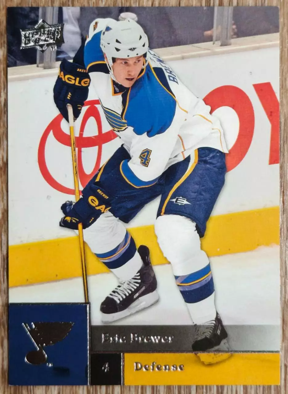 Карточка NHL. Эрик Брюэр/Eric Brewer Сент-Луис