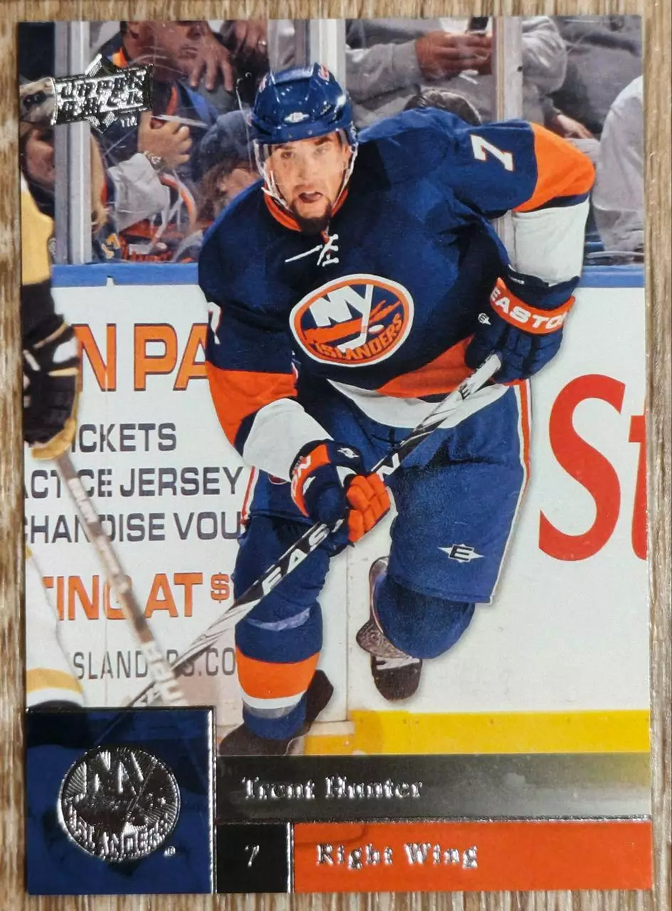 Карточка NHL. Трент Хантер/Trent Hunter Нью-Йорк Айлендерс