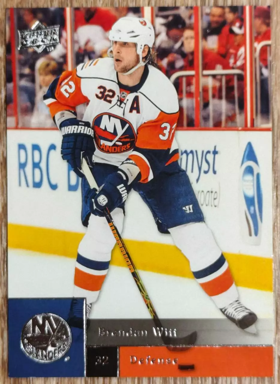 Карточка NHL. Брендан Уитт/Brendan Witt Нью-Йорк Айлендерс