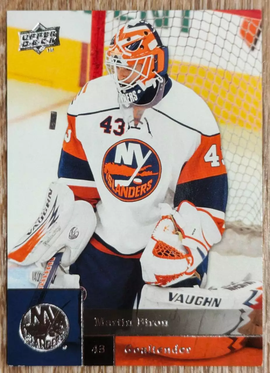 Карточка NHL. Мартин Бирон/Martin Biron Нью-Йорк Айлендерс