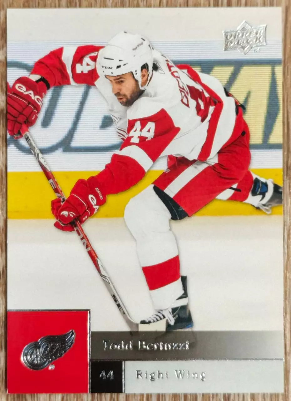 Карточка NHL. Тодд Бертуцци/Todd Bertuzzi Детройт