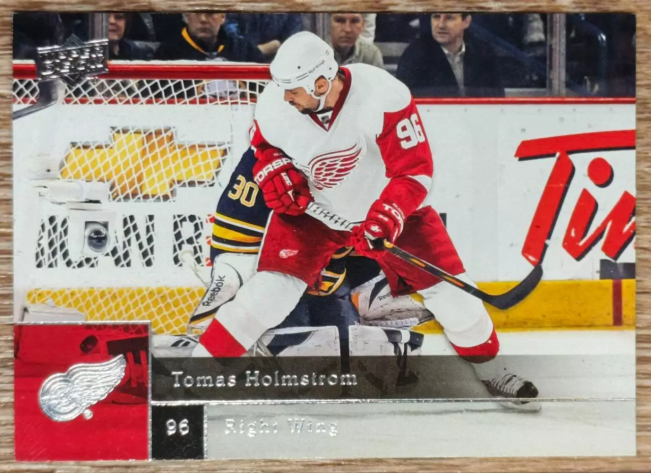 Карточка NHL. Томас Хольмстрем/Tomas Holmstrom Детройт