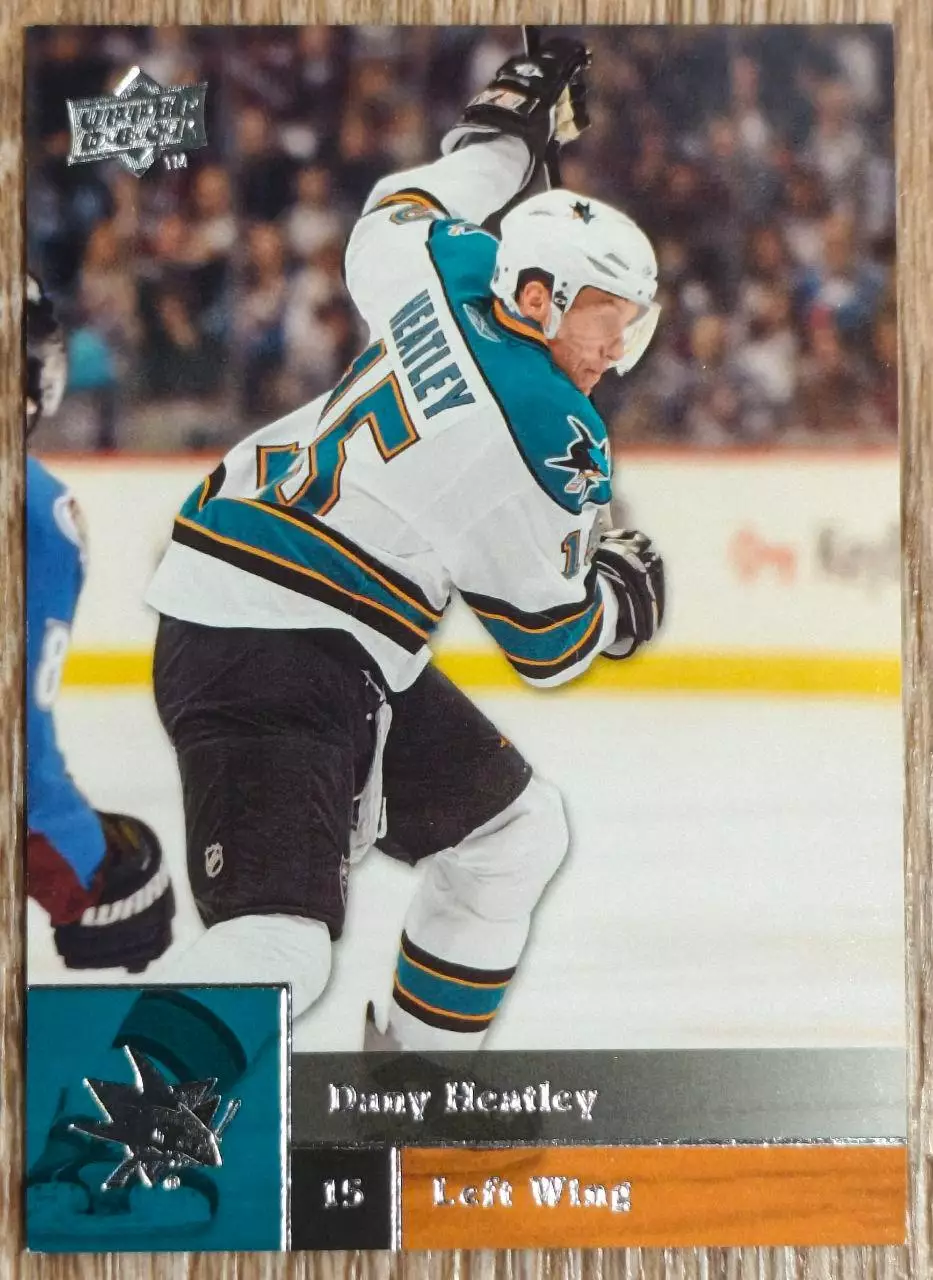 Карточка NHL. Дэни Хитли/Dany Heatley Сан-Хосе