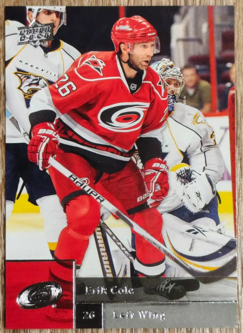 Карточка NHL. Эрик Коул/Eric Cole Каролина