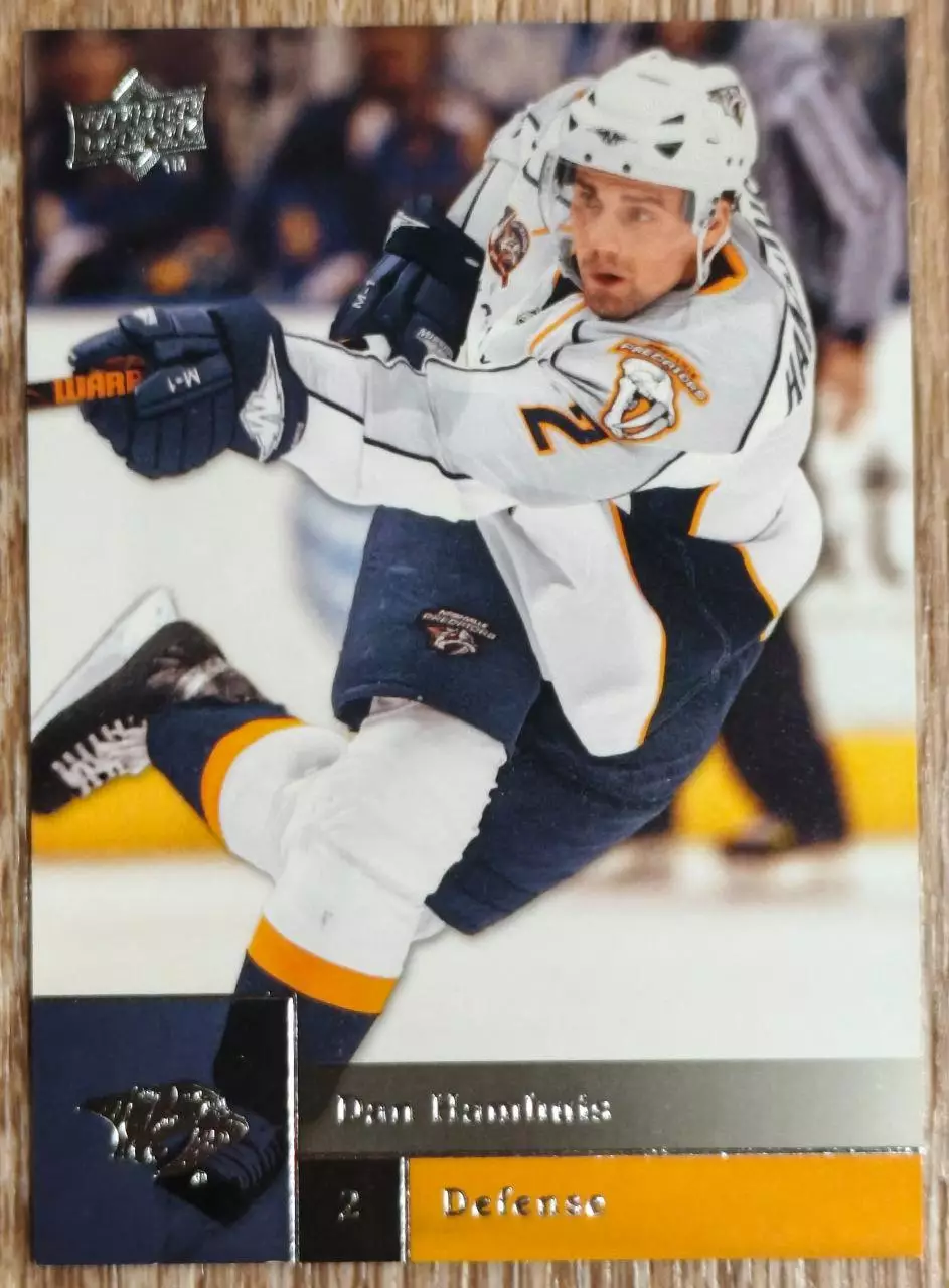 Карточка NHL. Дэн Хэмьюс/Dan Hamhuis Нэшвилл