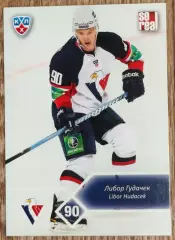 Карточка КХЛ. Либор Гудачек Слован. 2012-2013 SeReal