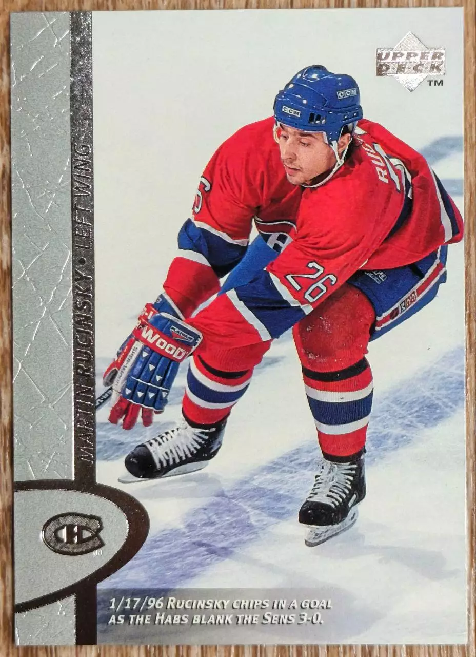 Карточка NHL. Мартин Ручински/Martin Rucinsky Монреаль