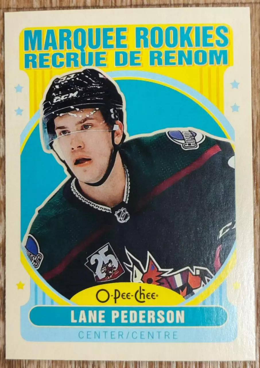 Карточка NHL. Лэйн Педерсон/Lane Pederson Аризона