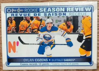 Карточка NHL. Дилан Козенс/Dylan Cozens Баффало