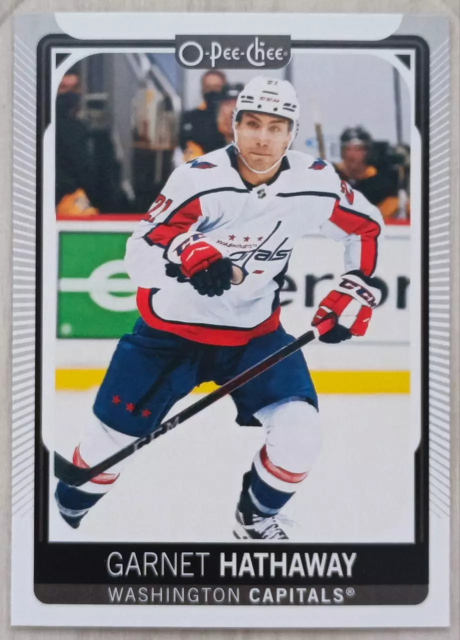 Карточка NHL. Гарнет Хэтэуэй/Garnet Hathaway Вашингтон