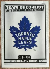 Карточка NHL. Чеклист/Checklist. O-Pee-Chee 2021-2022. Торонто