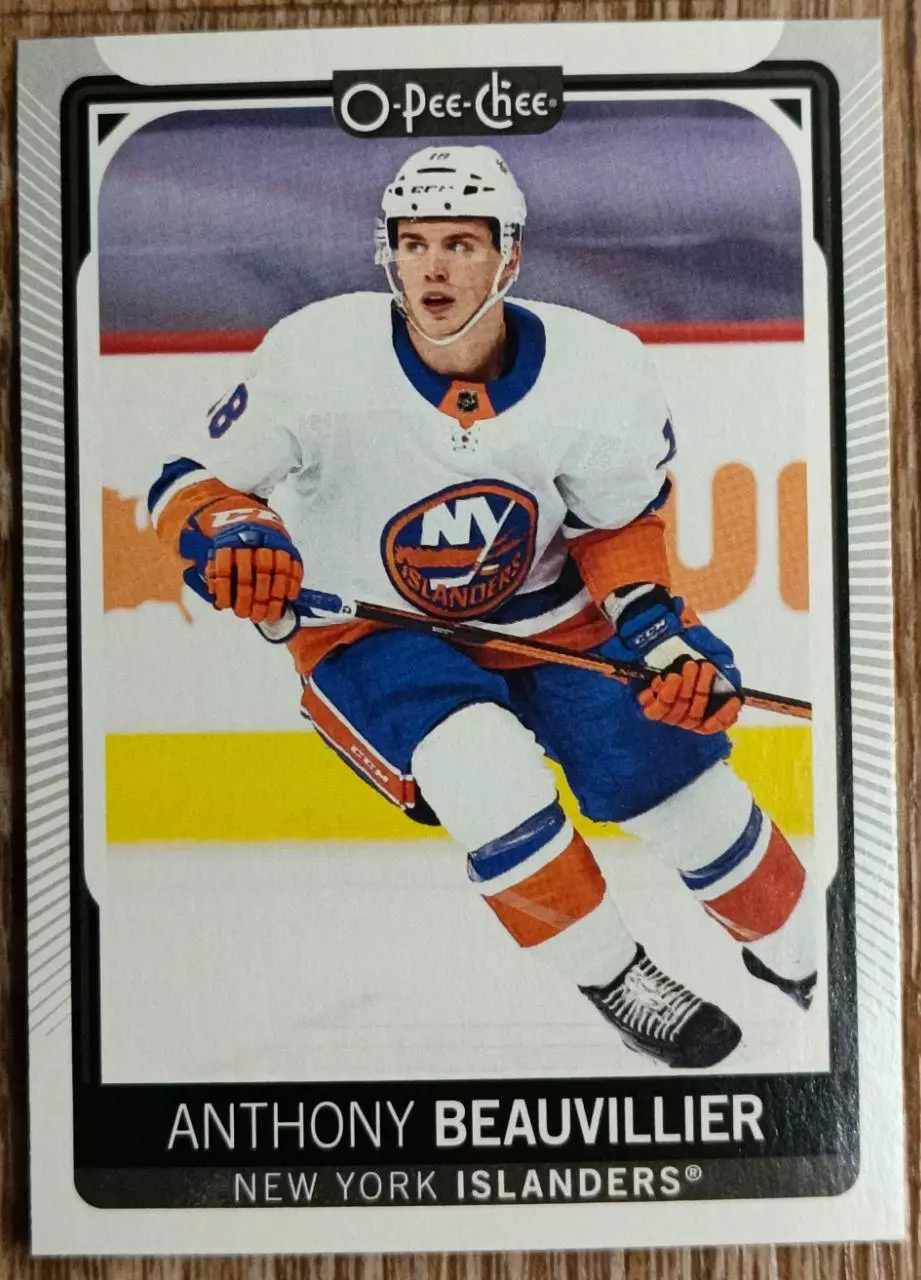 Карточка NHL. Энтони Бовилье/Anthony Beauvillier Нью-Йорк Айлендерс