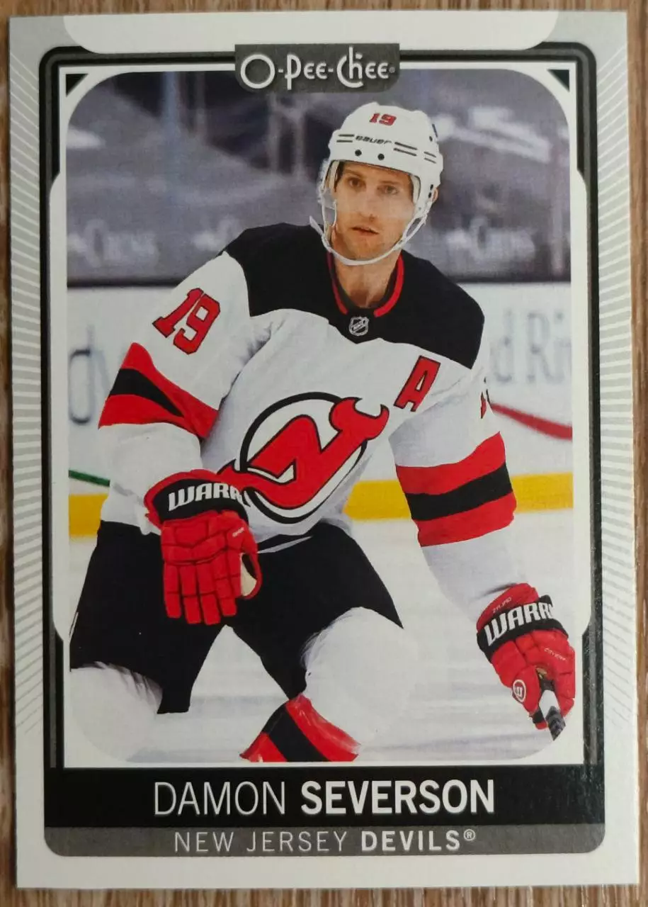 Карточка NHL. Дэймон Северсон/Damon Severson Нью-Джерси